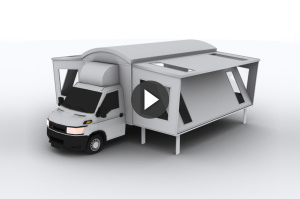12/2011 Mon Camion Resto - "Camion Papillon" - 3D, Animation, Design : Flab