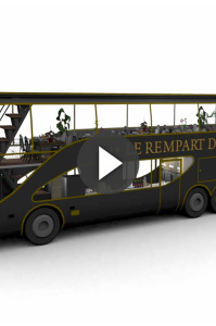 10/2012 Mon Camion Resto - "Bus Restaurant" - 3D, Animation, Design : Flab