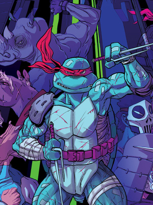03/2018 Ninja Turtles cover - Dessin : Flab